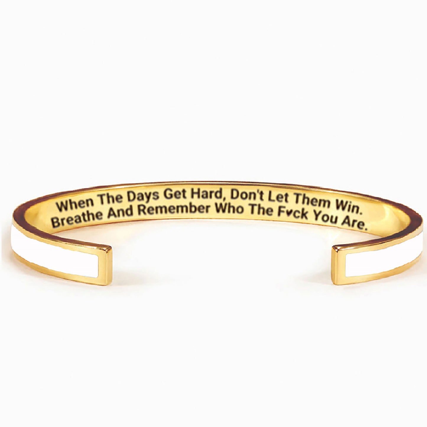 🎁DON'T LET THE HARD DAYS WIN COLOR BANGLE