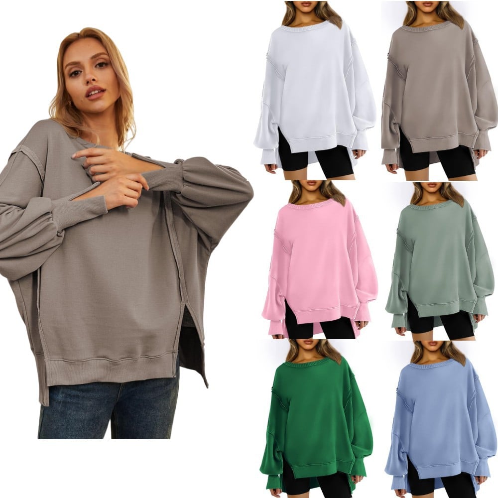 Womens Oversized Crewneck Sweatshirts