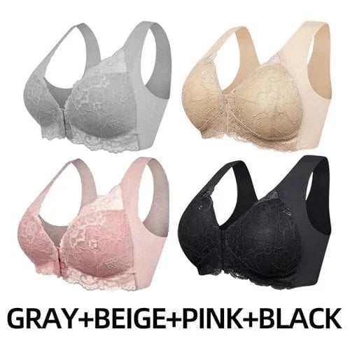 🔥Front Closure 5D Shaping Push Up Bra