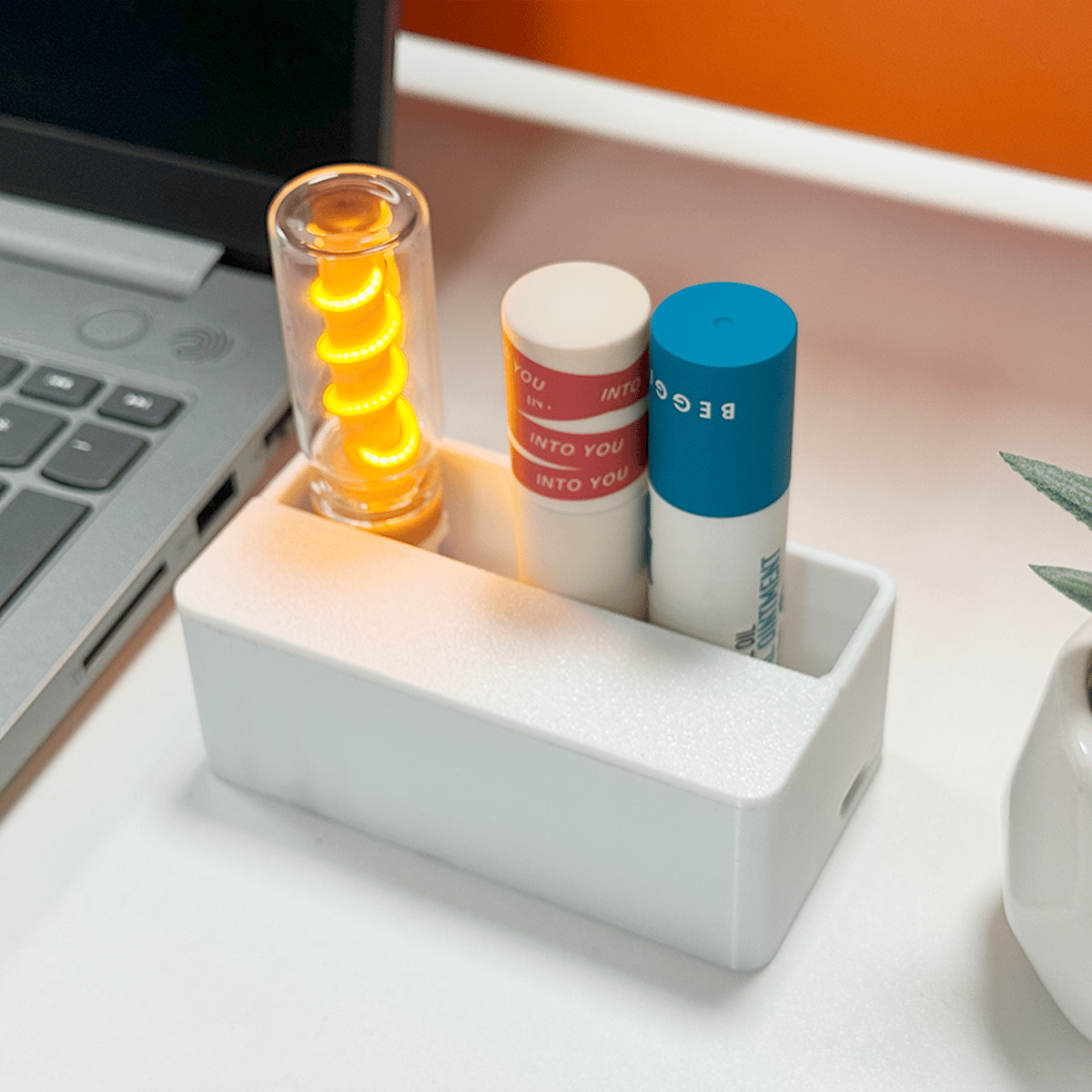 🌟 3D Printed Magnetic Ejection Night Light - Creative Touch-Control Sleep Lamp & Desktop Decoration Gift