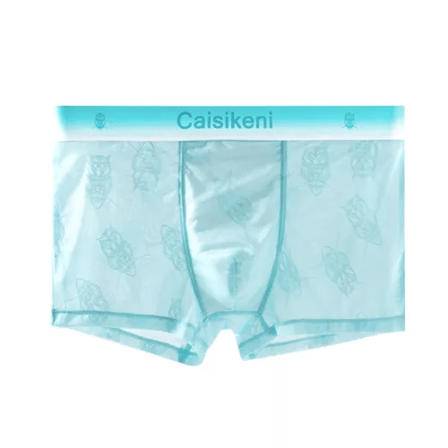 Men's Owl Print Ice Silk Boxer