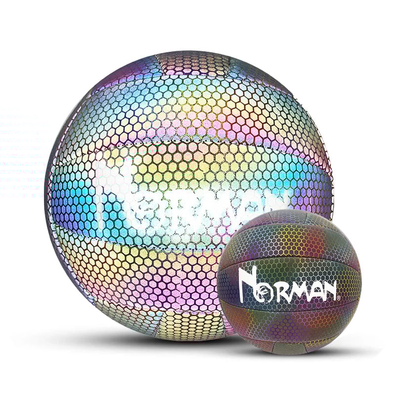 🔥Holographic Reflective Glowing Basketball🏀