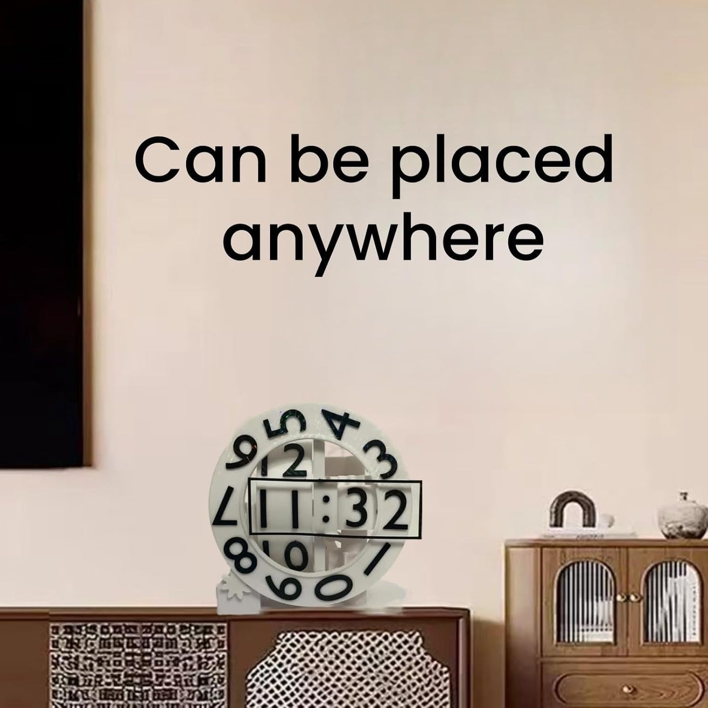 ⏰Unique Modern 3D Printed Desktop Triaxial Numechron Clock