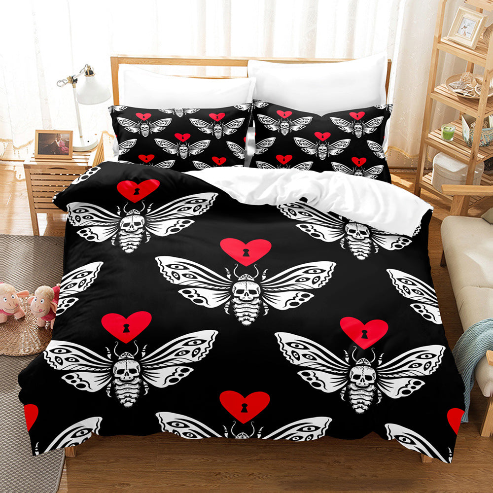 Dark Skull Halloween bed set