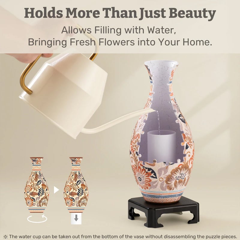 🎄3D Art Puzzle Vase
