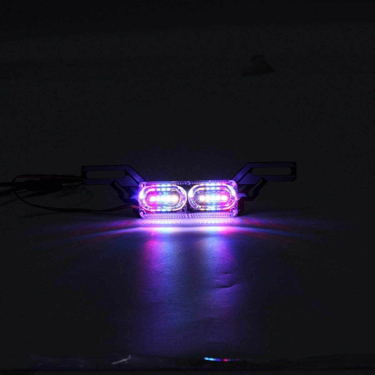 Motorcycle Strobe License Plate Light