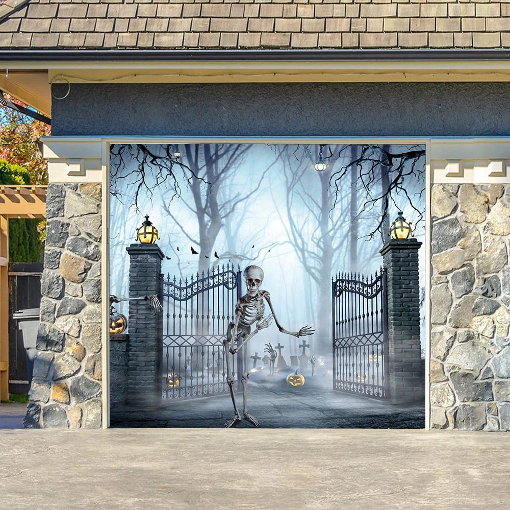 Halloween  Garage Door Decoration