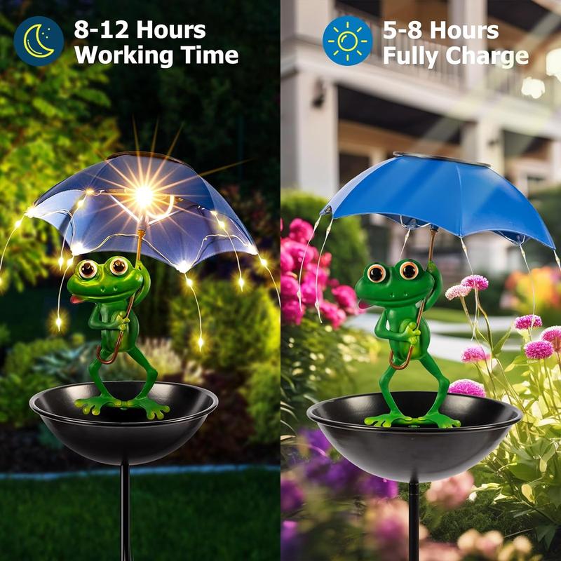 Outdoor Frog Image Light with Umbrella