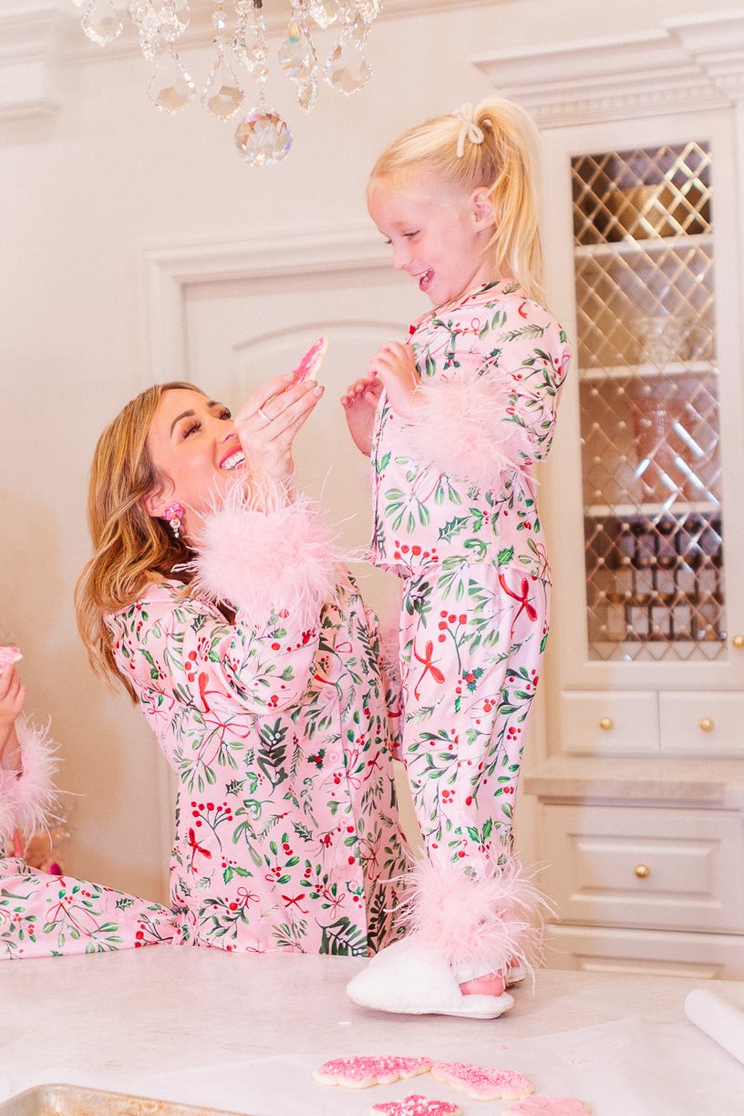 PINK CHRISTMAS HEIDI CUTE PAJAMAS