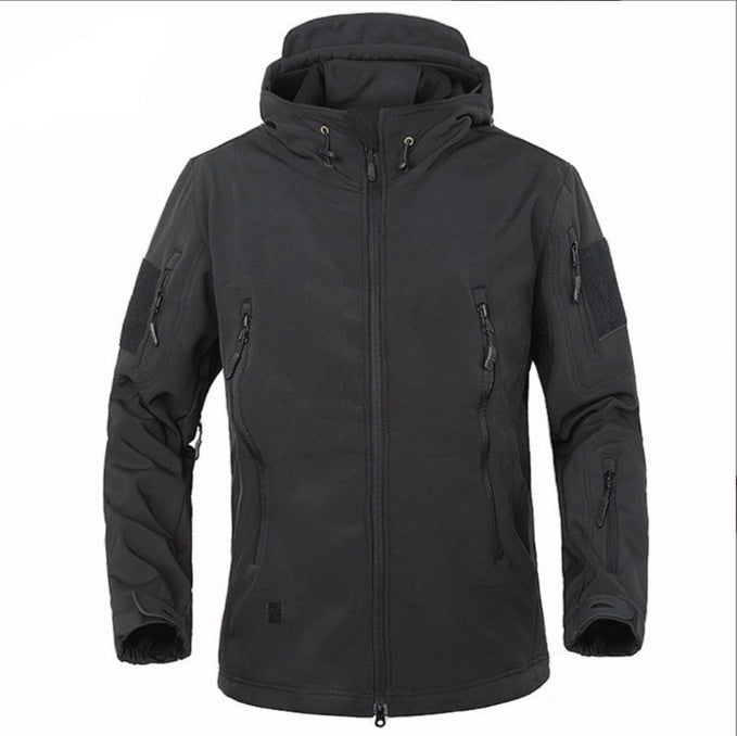 Men's outdoor assault jacket thickened hooded coat