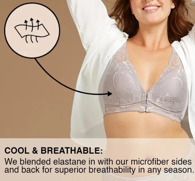 🔥Front Closure 5D Shaping Push Up Bra