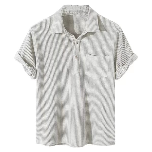 🔥Men's Waffle Lapel Shirt