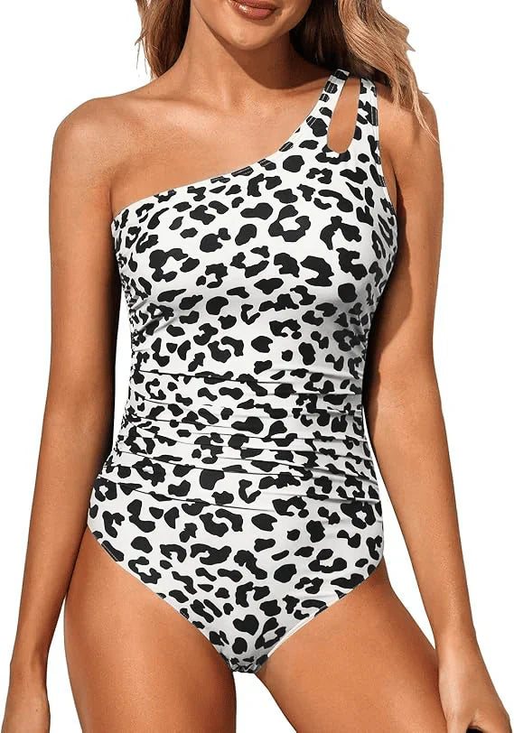 One-Piece Asymmetric Swimsuit for Women
