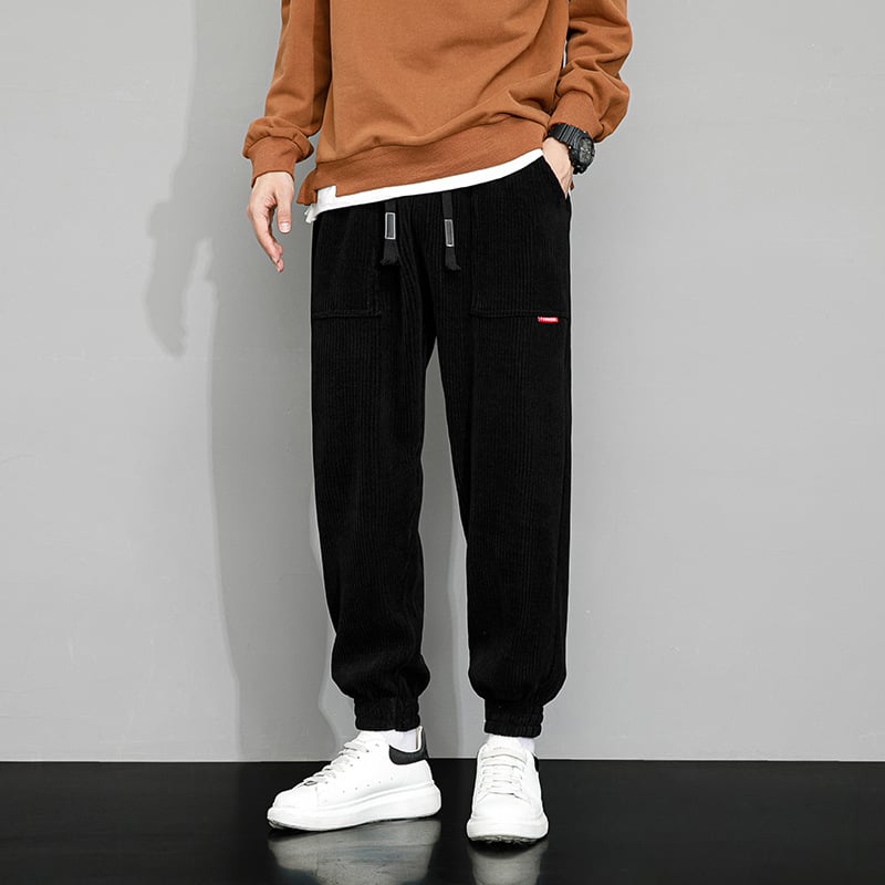 Velour Casual Corduroy Trousers