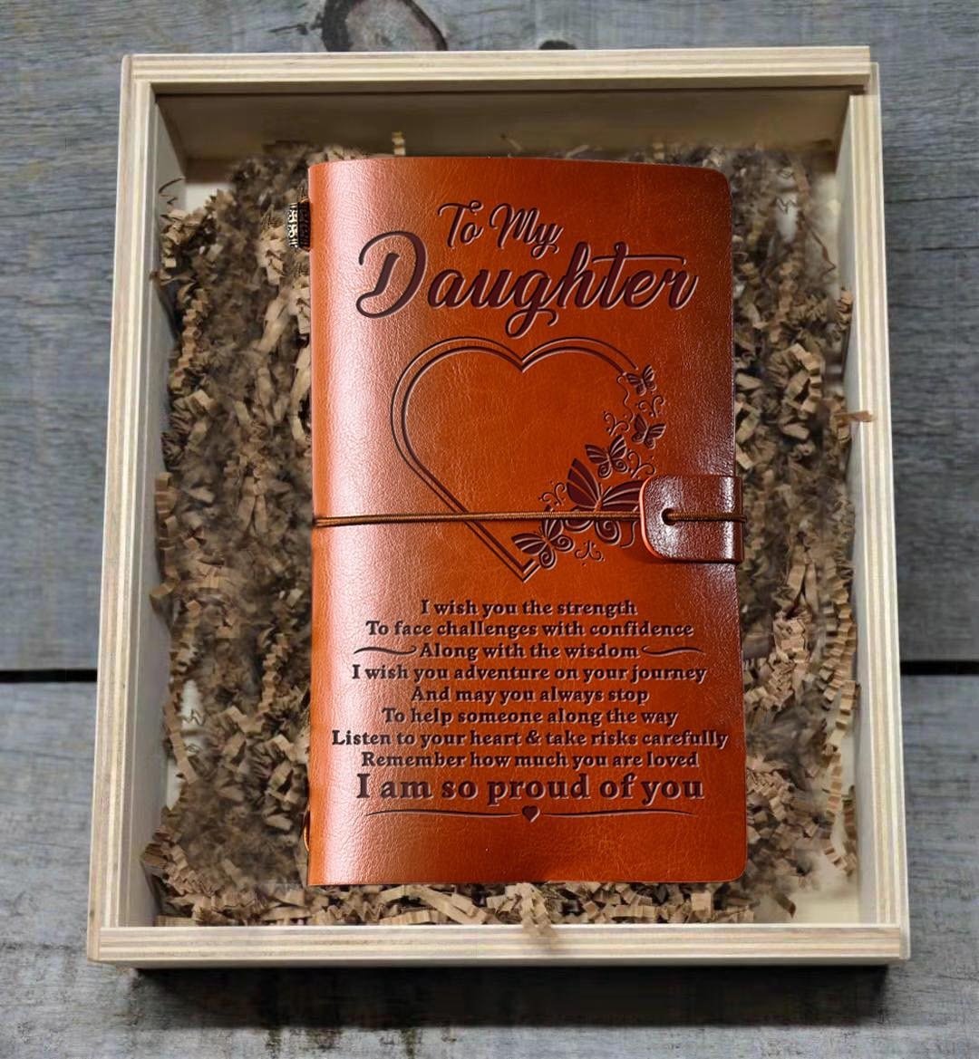 Vintage Engraved Journal (Pages Included)