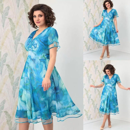 ✨Women's flowy midi dress