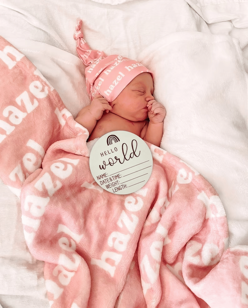 Personalized Super Soft Name Family Blanket