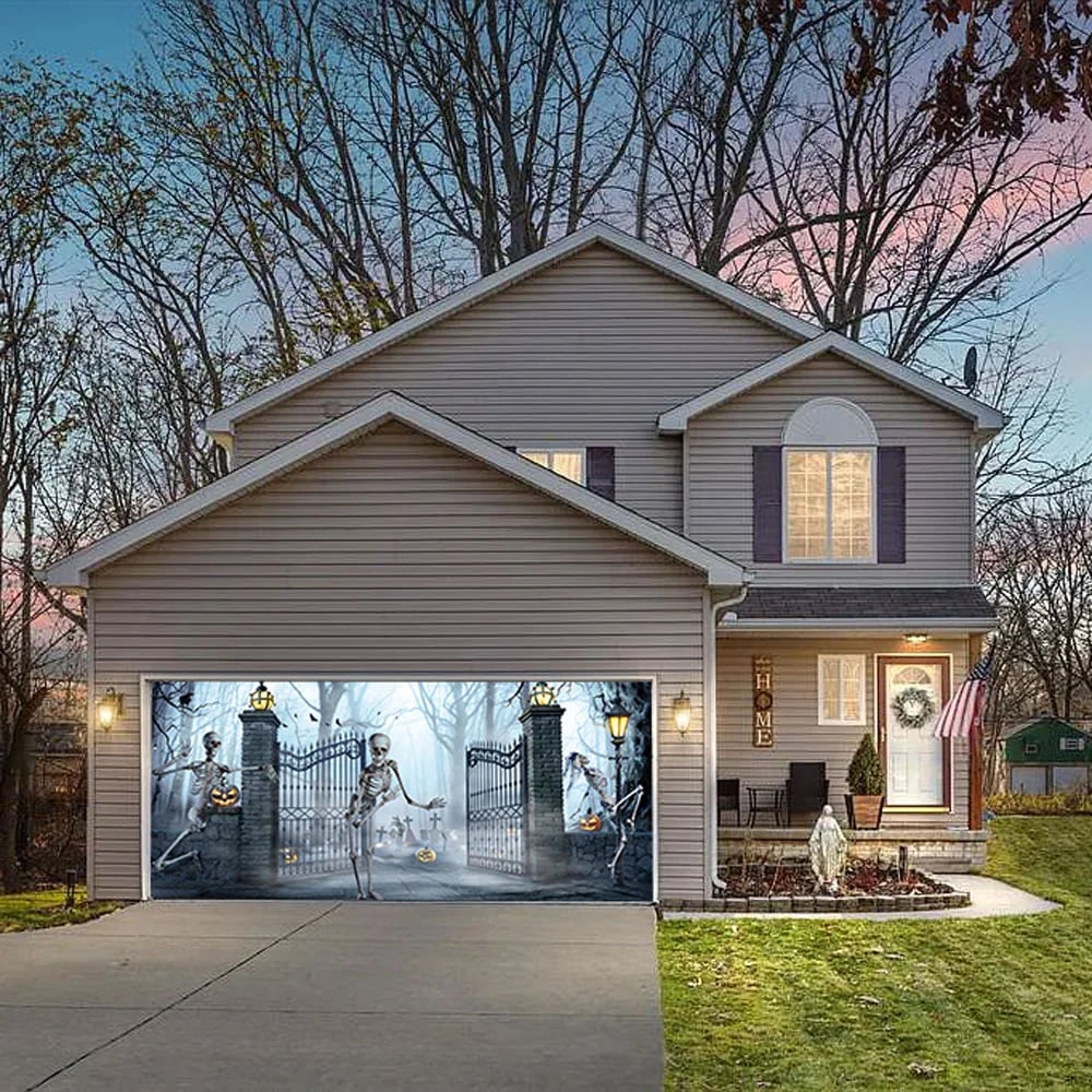 Halloween  Garage Door Decoration