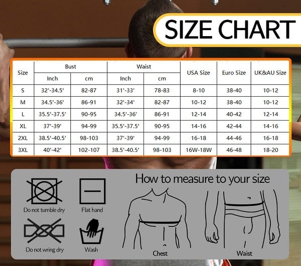 💪Men Body Shaper Sauna Vest Waist Trainer Double Belt