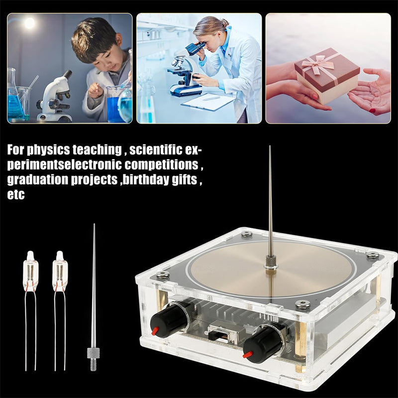 Touchable Artificial Lightning Spark Musical Coil