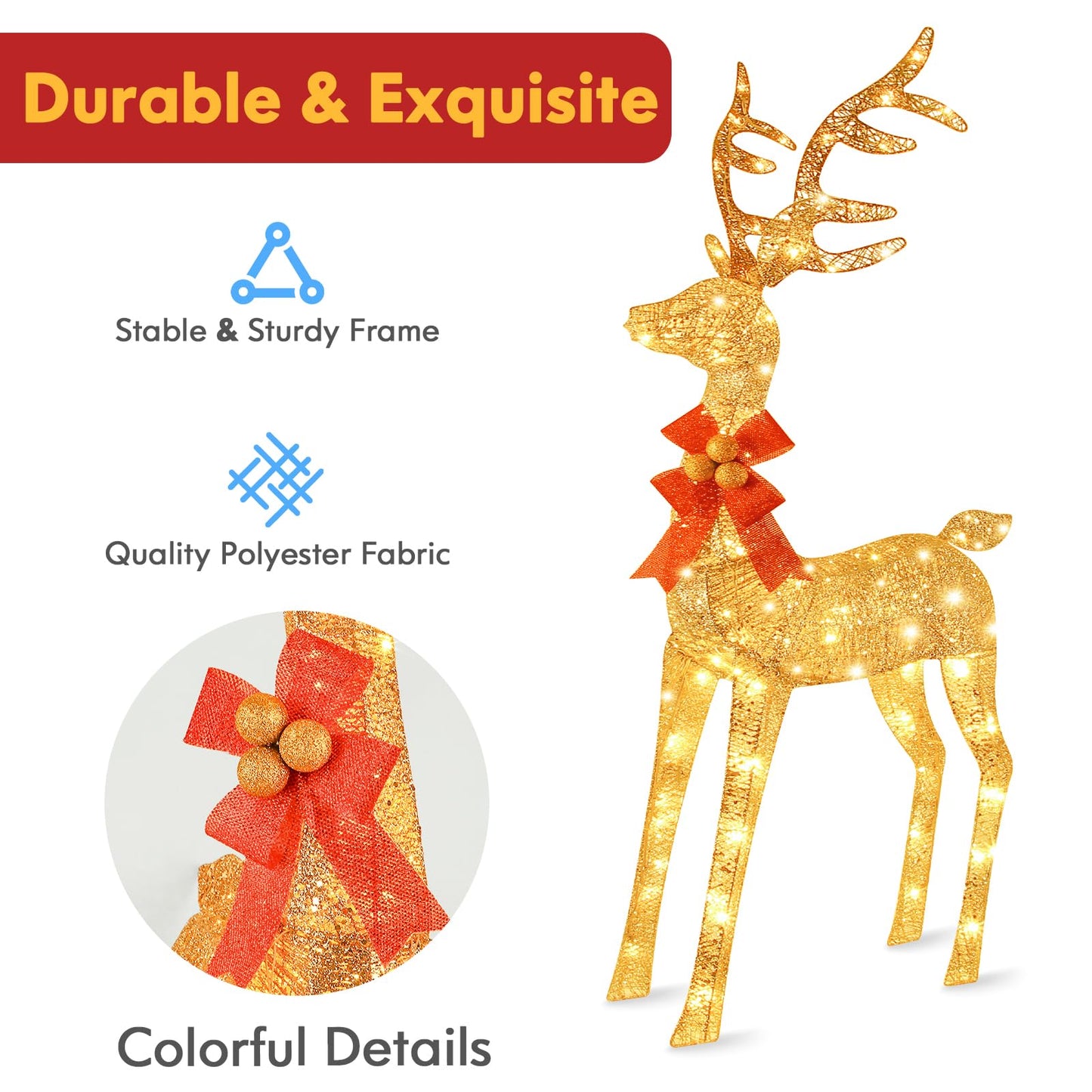 🔥 LED Deer Lighting