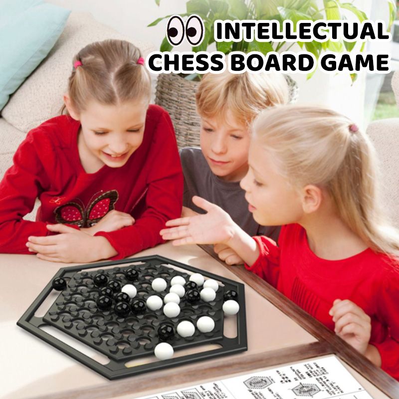 🔥 Black and White Intellectual Chess Board Game Set