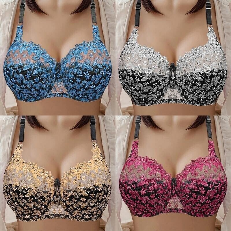 🔥 Plus Size Bra Women Wire Free Comfort Soft Breathable🔥