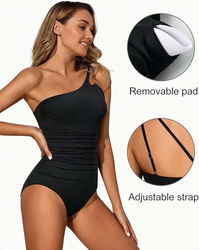 One-Piece Asymmetric Swimsuit for Women