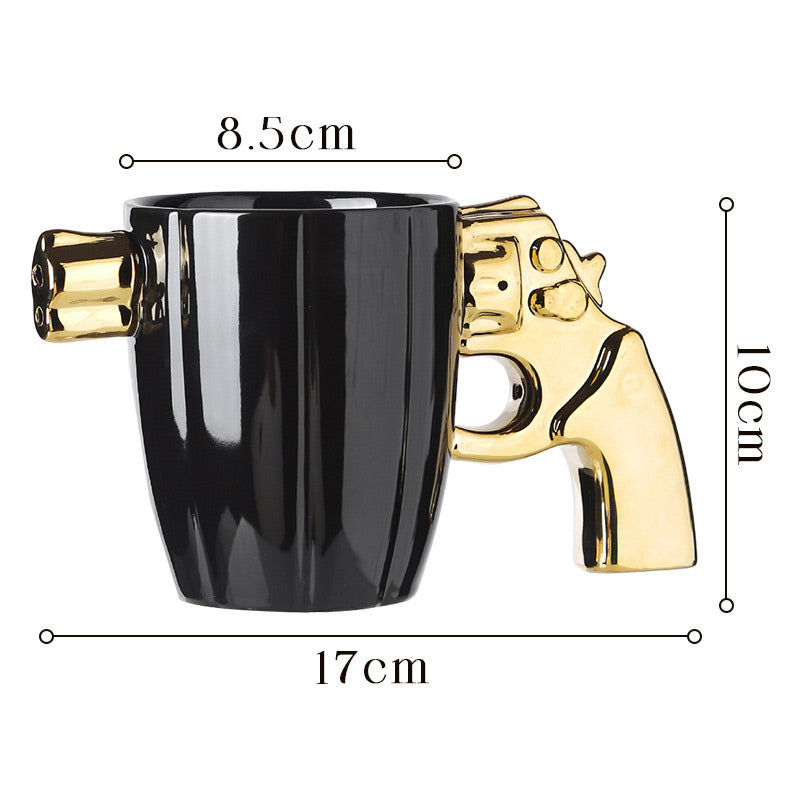 🔥Creative Novelty Coffee Mug with Revolver Handle