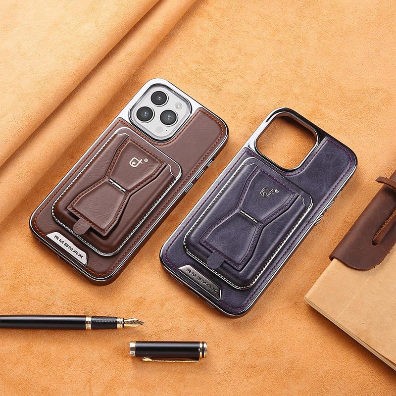 Skin striae Magnetic iPhone Case with Removal Card Holder