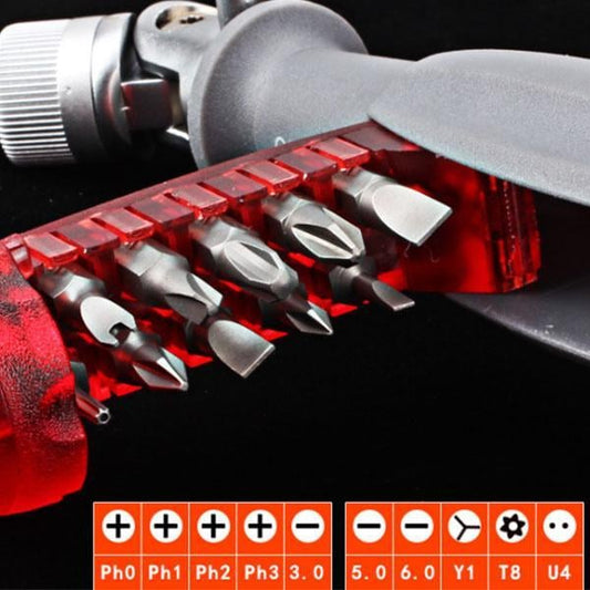 10 In 1 Ratcheting Multitool Screwdriver Set