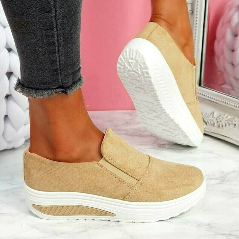 Woman Round toe Knitted Bow Loafers