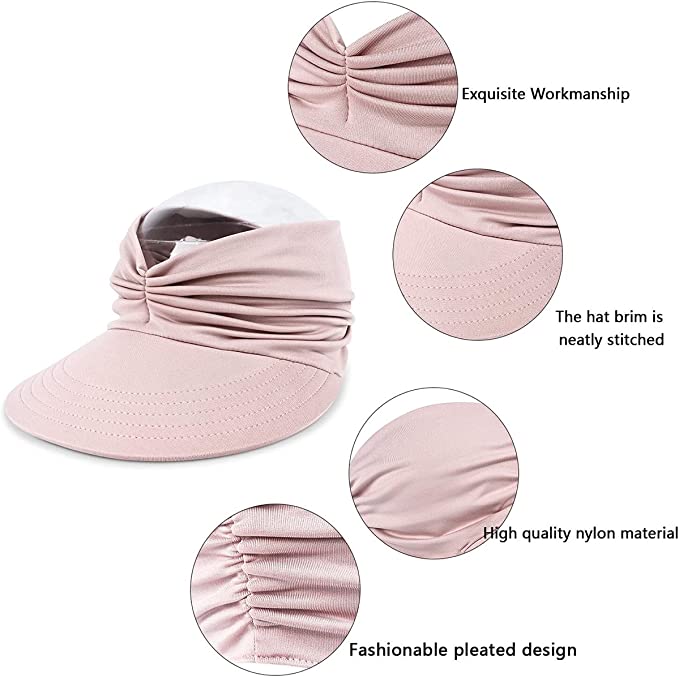 🔥 Women Sun Beach Visor Cap