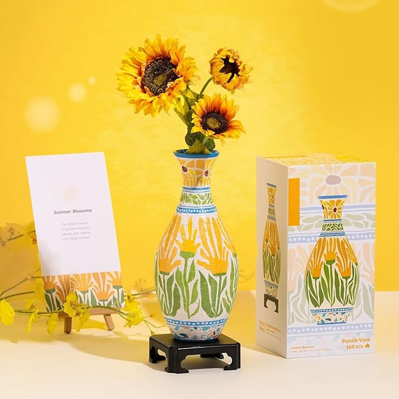 🎄3D Art Puzzle Vase