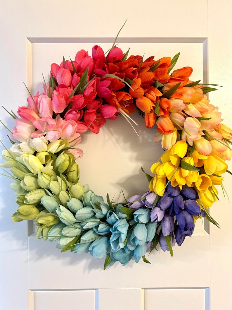 💥-UV Resistant Lifelike Artificial Tulips Flowers💐