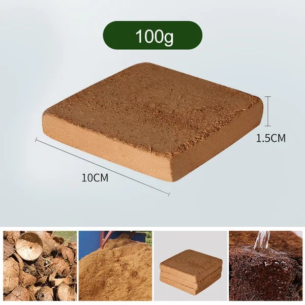 ⏰ - Premium Organic Coconut Coir Bricks For Plants