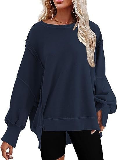 Womens Oversized Crewneck Sweatshirts