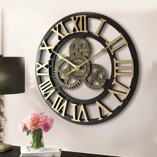 Father's Day Gift-Wooden Vintage Wall Clock