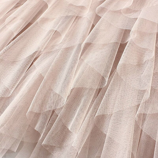 Boho High Waist Ruffles Beach Skirts