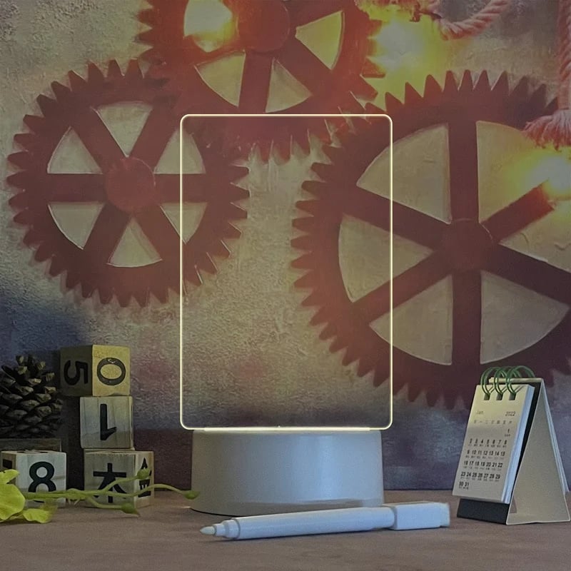 🔥NOTE BOARD CREATIVE LED NIGHT LIGHT