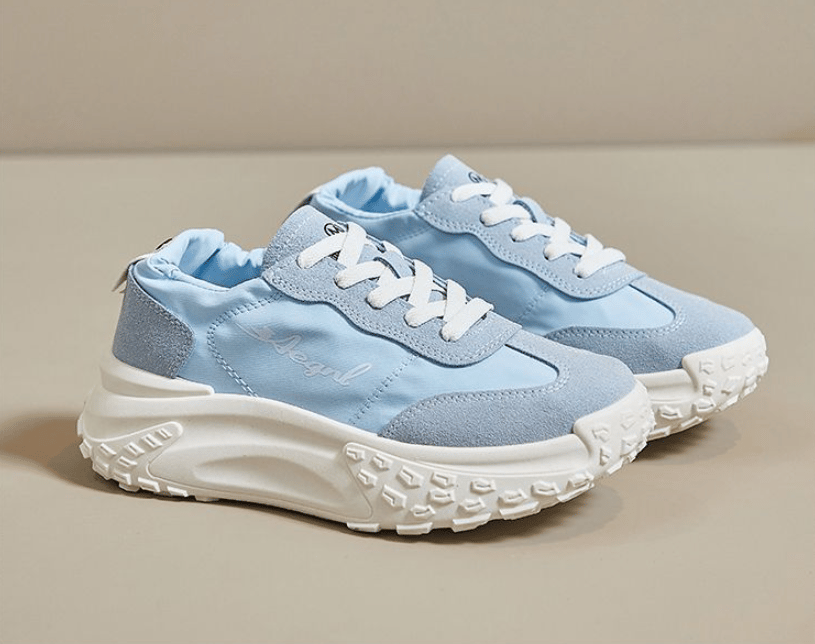 Thick-soled daddy shoes breathable heightened casual Korean version of all-match platform shoes