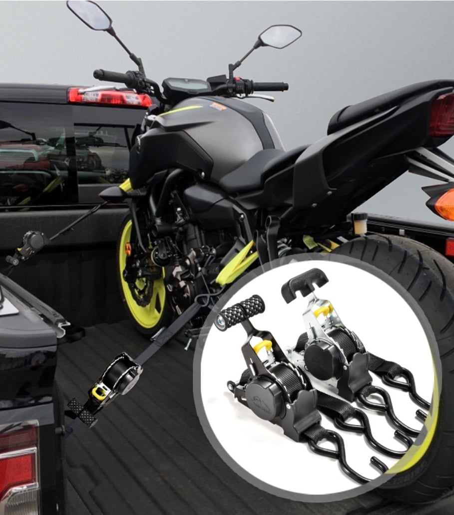 🔥 Retractable Auto Ratchet Strap