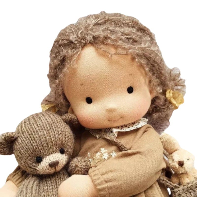 📣🔥Best Gift For Kids_—👧Handmade  Cotton Waldorf doll