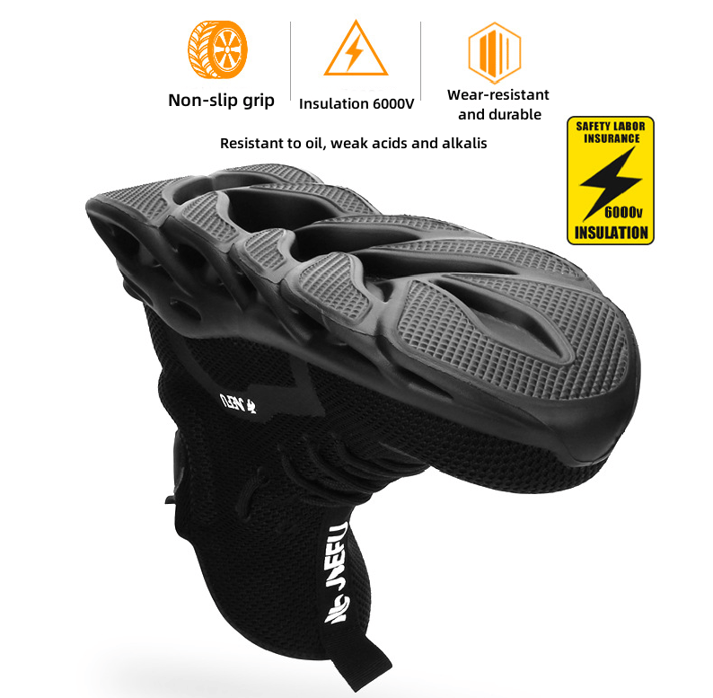 Ultra-Light Breathable Steel Toe Non-Slip Work Shoes