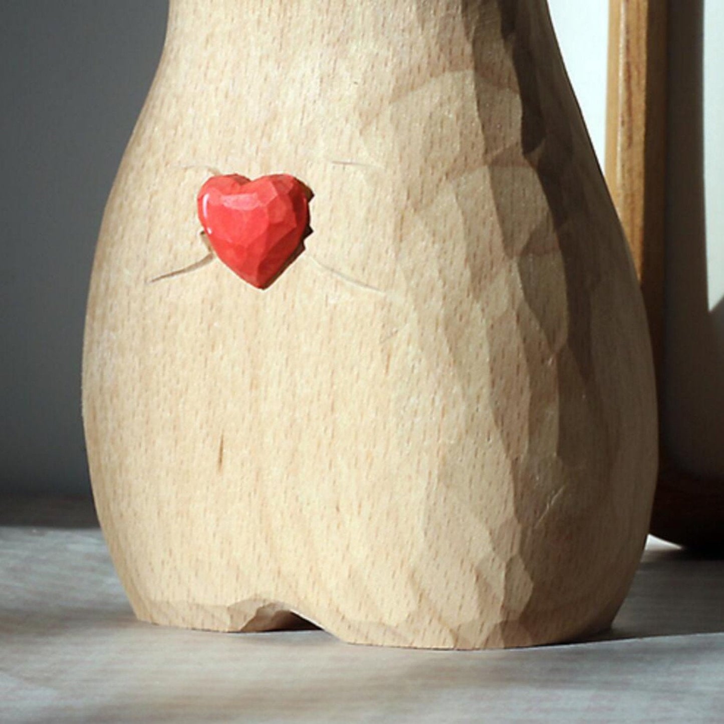 🔥Handmade Wooden Cat Vase