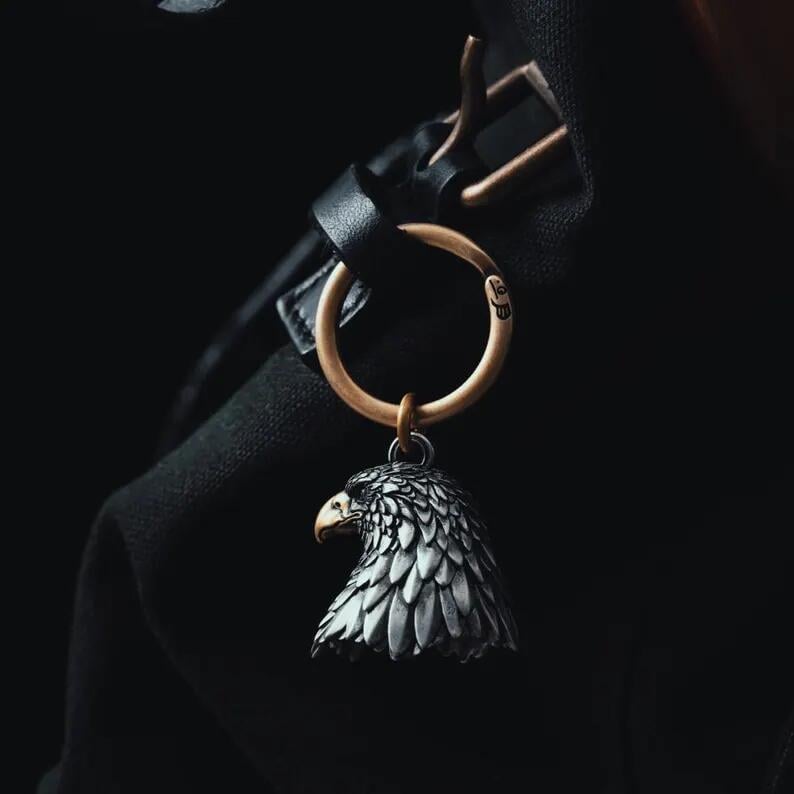 Handcrafted HD Eagle Bell -Eagle Bronze Motorcycle Bell