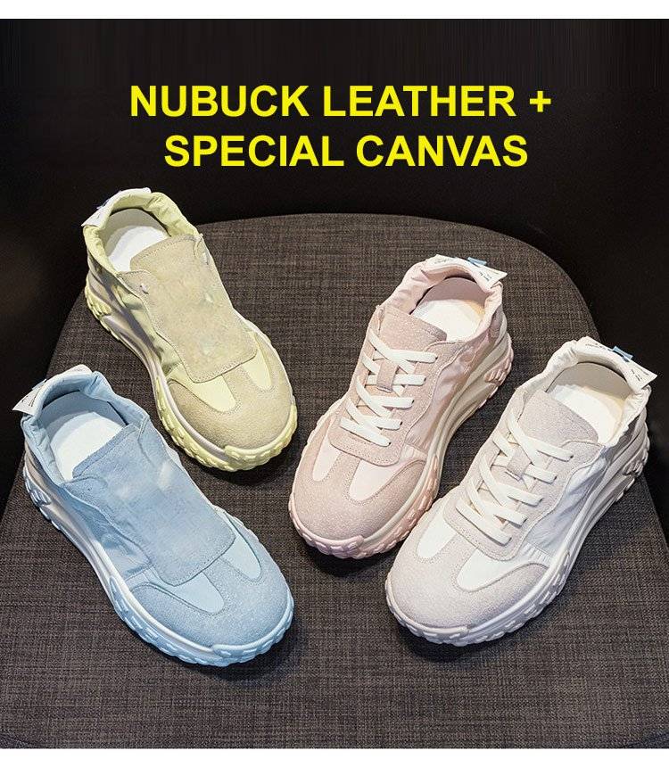 Thick-soled daddy shoes breathable heightened casual Korean version of all-match platform shoes