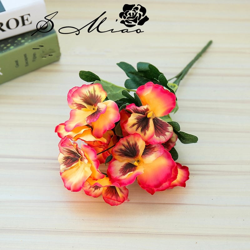 Outdoor Artificial Pansy Flowers