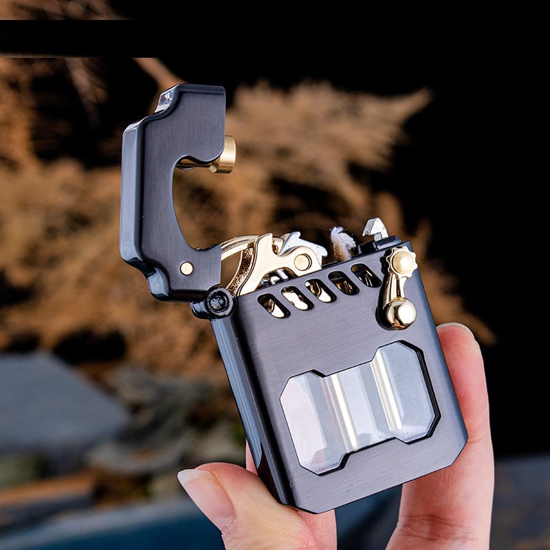 💖Mecha Metal Rocker Lighter