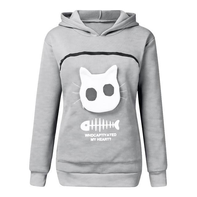 🔥 Cat Lovers Hoodie Cuddle Pouch